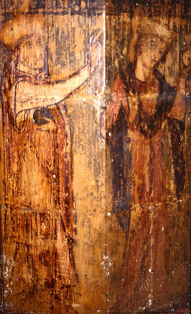 Adoration of the Magi, Faversham, detail, 2 Magi (122KB